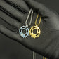 Gear/Sprocket Steel Chain Pendant