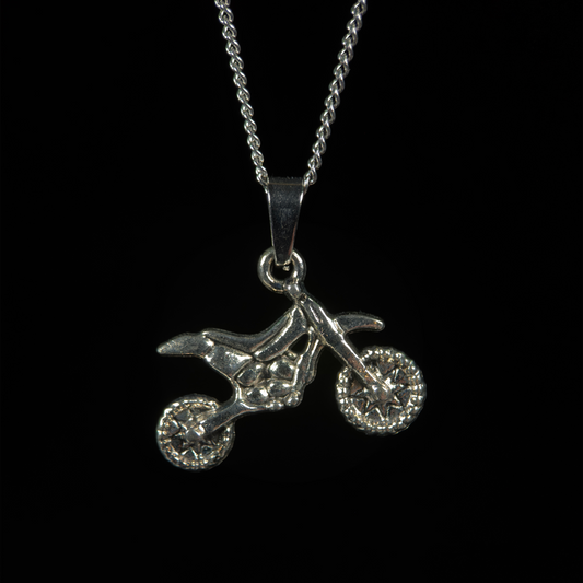 Dirt Bike Chain Pendant