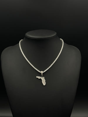 Iced-out Florida Pendant