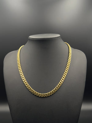 Classic 8mm Solid Cuban Link Chain